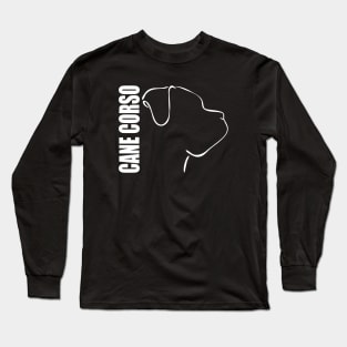 Proud Cane Corso profile dog lover gift Long Sleeve T-Shirt